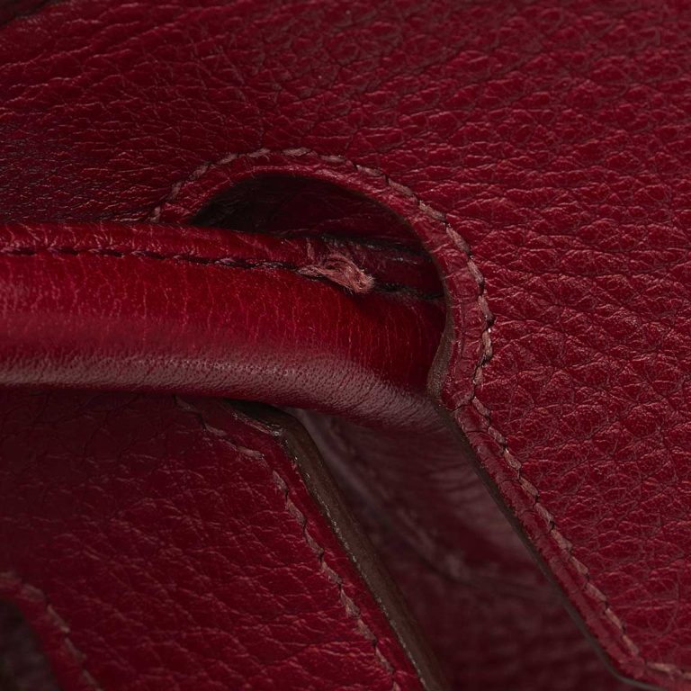 Hermès Birkin 30 Clémence Rouge Garance Gebrauchsspuren | Verkaufen Sie Ihre Designertasche