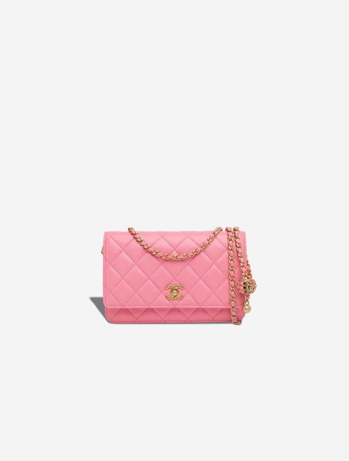 Chanel Wallet On Chain Lamb Pink Front | Sell your designer bag