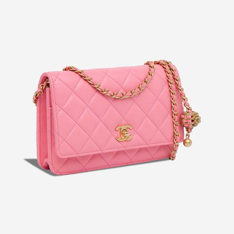 Chanel Wallet On Chain Lammleder Pink | Verkaufen Sie Ihre Designer-Tasche