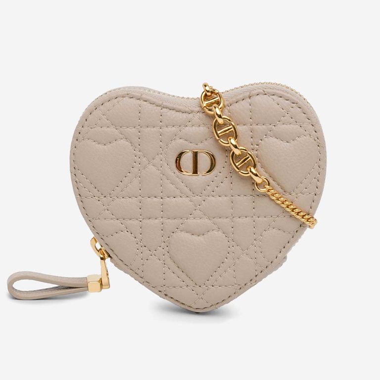 Dior Caro Pouch Calf Beige Front | Sell your designer bag