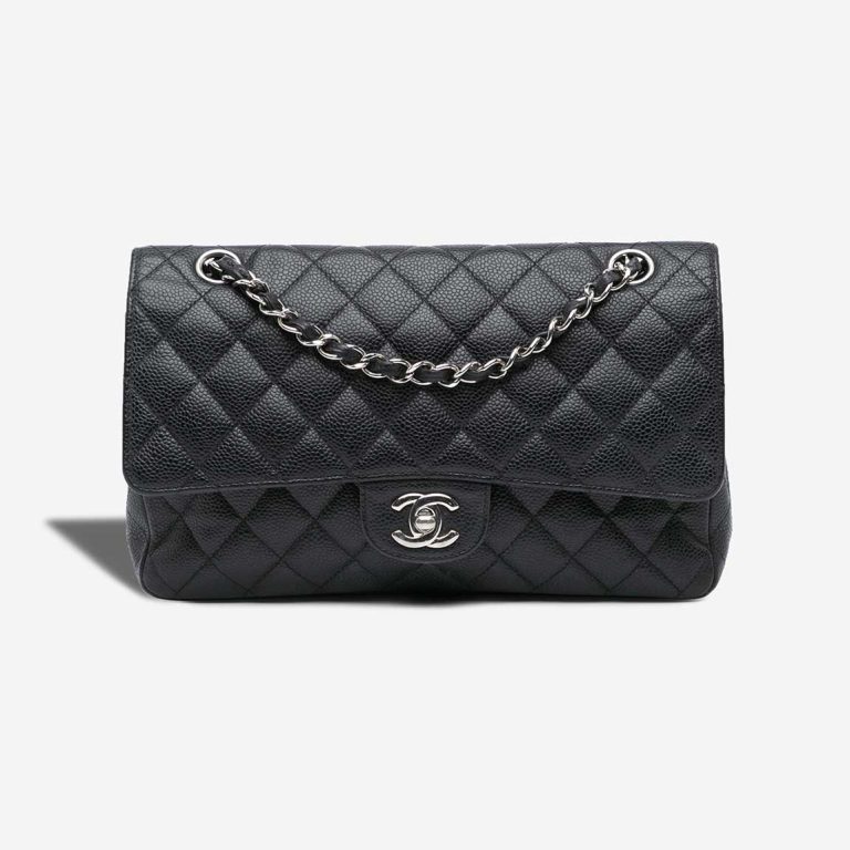 Chanel Timeless Medium Caviar Black Front | Sell your designer bag