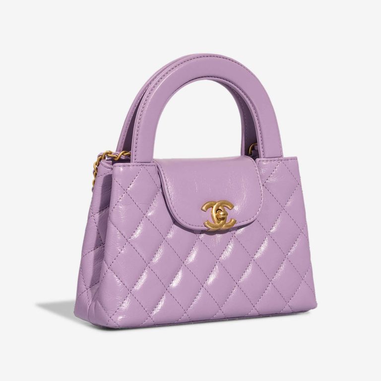 Chanel Kelly Medium Veau froissé Violet | Vendez votre sac de créateur