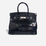 Hermès Birkin 30 Porosus Crocodile Bleu Marine Front | Sell your designer bag