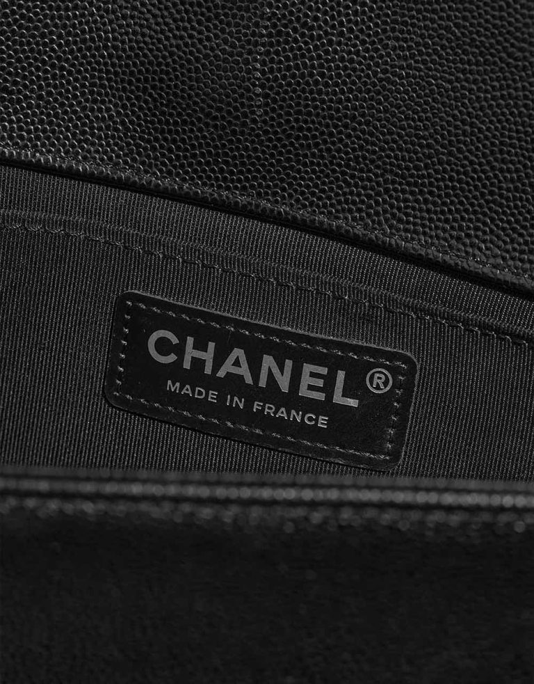 Chanel Boy Medium Caviar Black Logo | Sell your designer bag