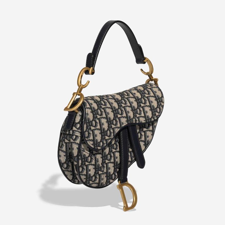 Dior Saddle Mini Oblique Jacquard Blue | Sell your designer bag