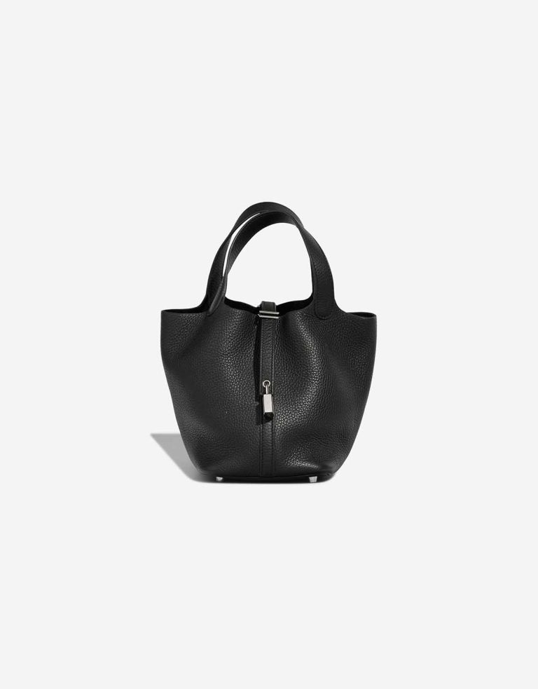 Hermès Picotin 18 Clémence Black Front | Sell your designer bag