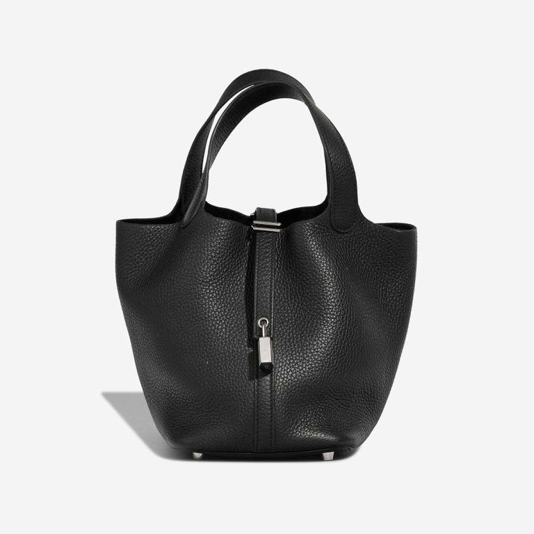 Hermès Picotin 18 Clémence Black Front | Sell your designer bag