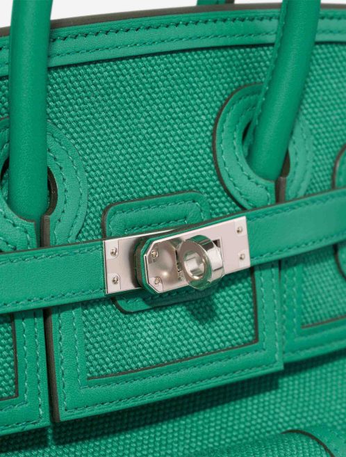 Hermès Birkin Cargo 25 Toile Goeland / Swift Vert Vertigo Closing System | Sell your designer bag