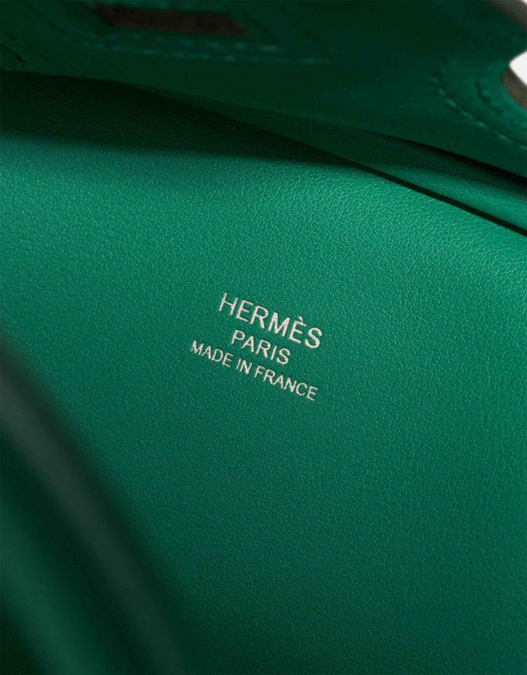 Hermès Birkin Cargo 25 Toile Goeland / Swift Vert Vertigo Logo | Sell your designer bag