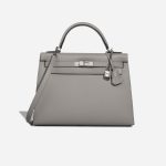 Hermès Kelly 32 Epsom Gris Mouette Front | Sell your designer bag