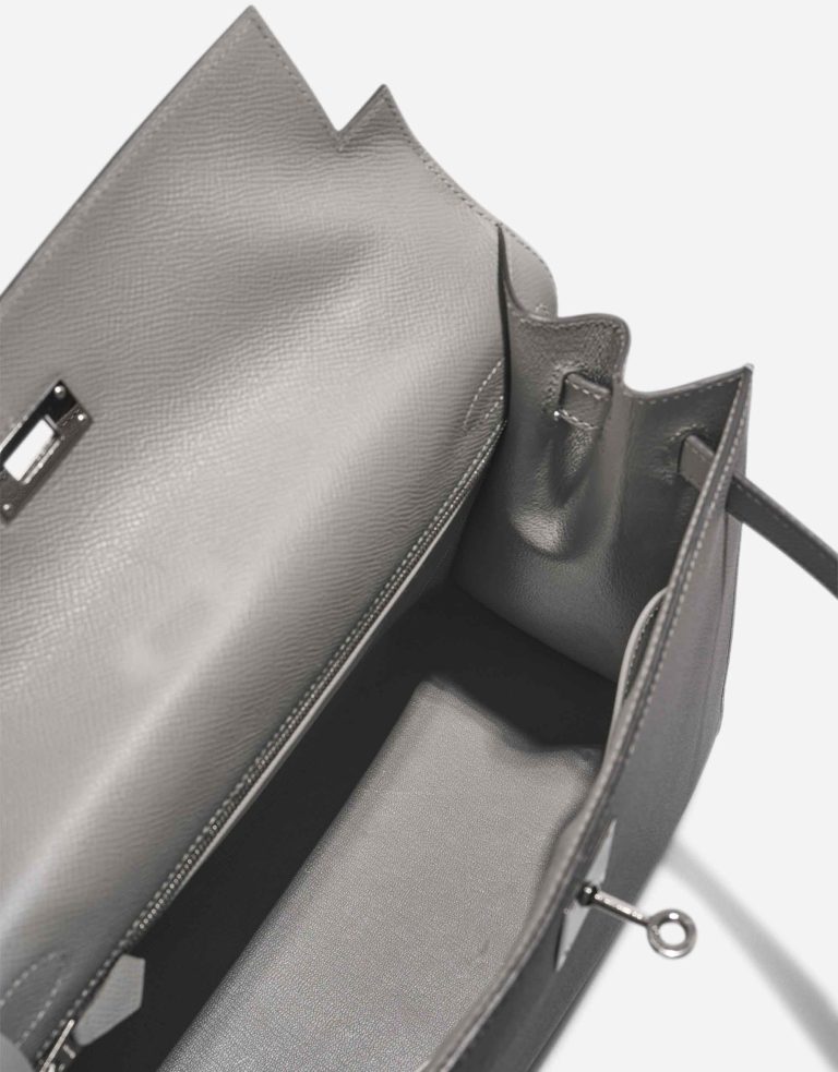 Hermès Kelly 32 Epsom Gris Mouette Inside | Sell your designer bag