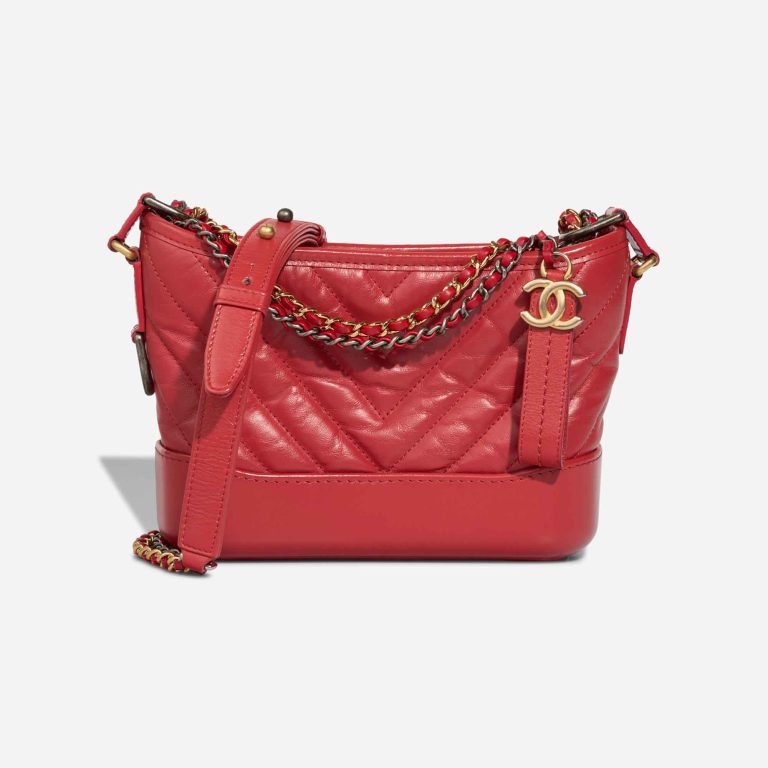 Chanel Gabrielle Small Lamb Red Front | Vendez votre sac de créateur