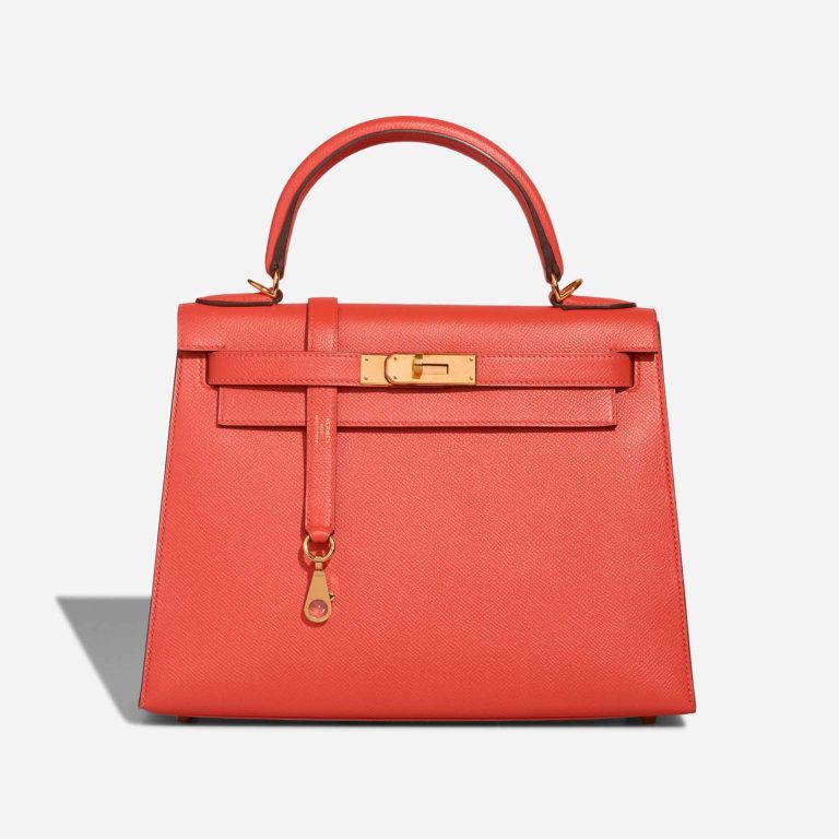 Hermès Kelly 28 Epsom Rose Jaipur Front | Sell your designer bag