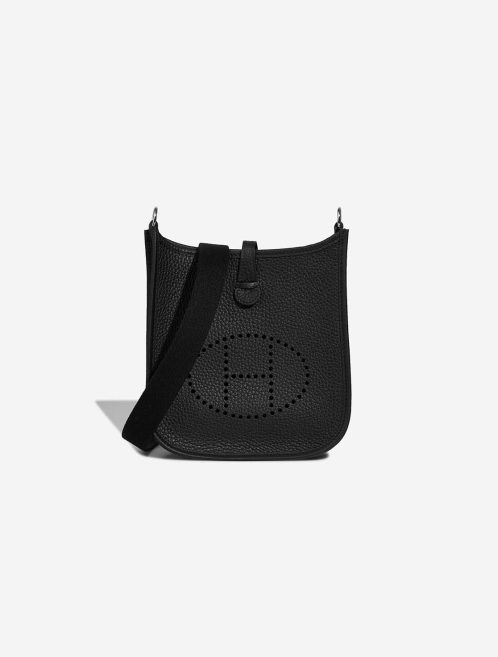 Hermès Evelyne 16 Taurillon Clémence Black Front | Sell your designer bag