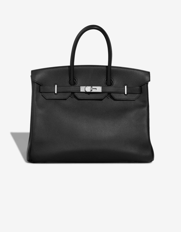 Hermès Birkin 35 Epsom Black Front | Sell your designer bag