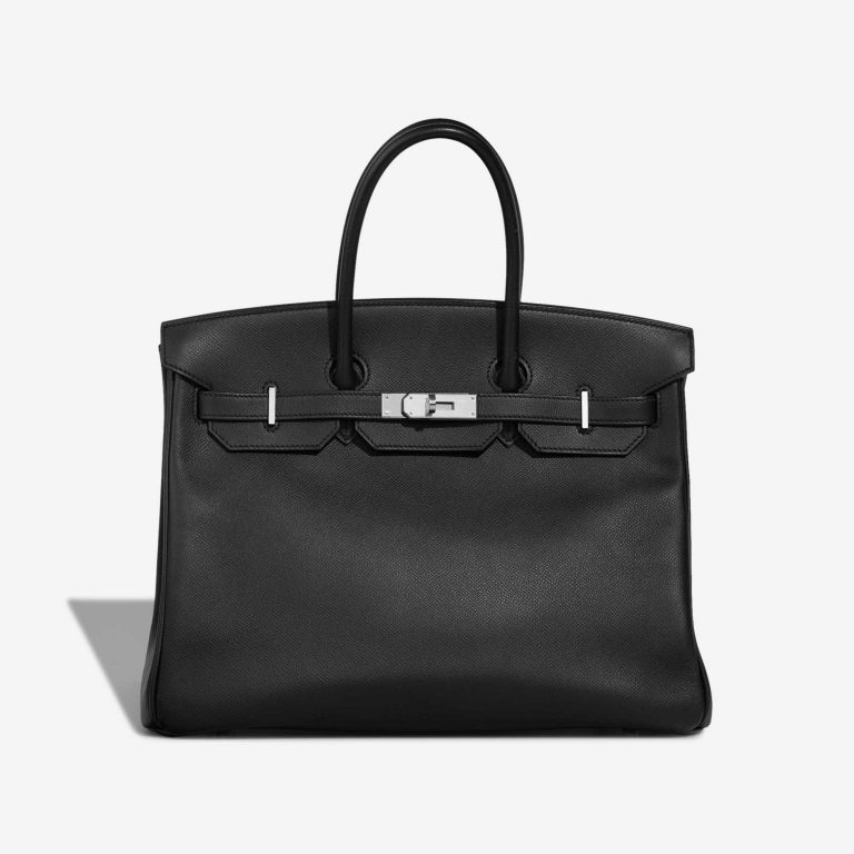 Hermès Birkin 35 Epsom Black Front | Sell your designer bag