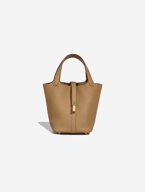 Hermès Picotin 18 Taurillon Clémence Biscuit Front | Sell your designer bag