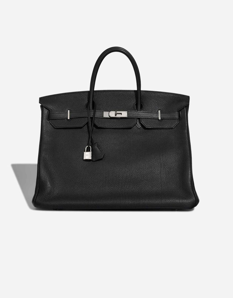 Hermès Birkin 40 Togo Black Front | Sell your designer bag