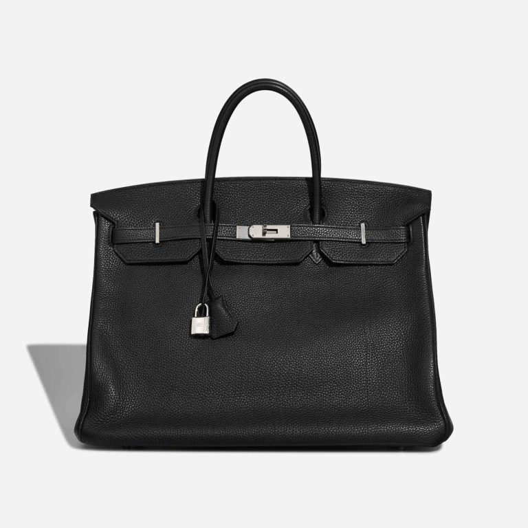 Hermès Birkin 40 Togo Black Front | Sell your designer bag