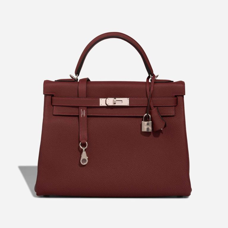 Hermès Kelly 32 Togo Rouge H Front | Sell your designer bag