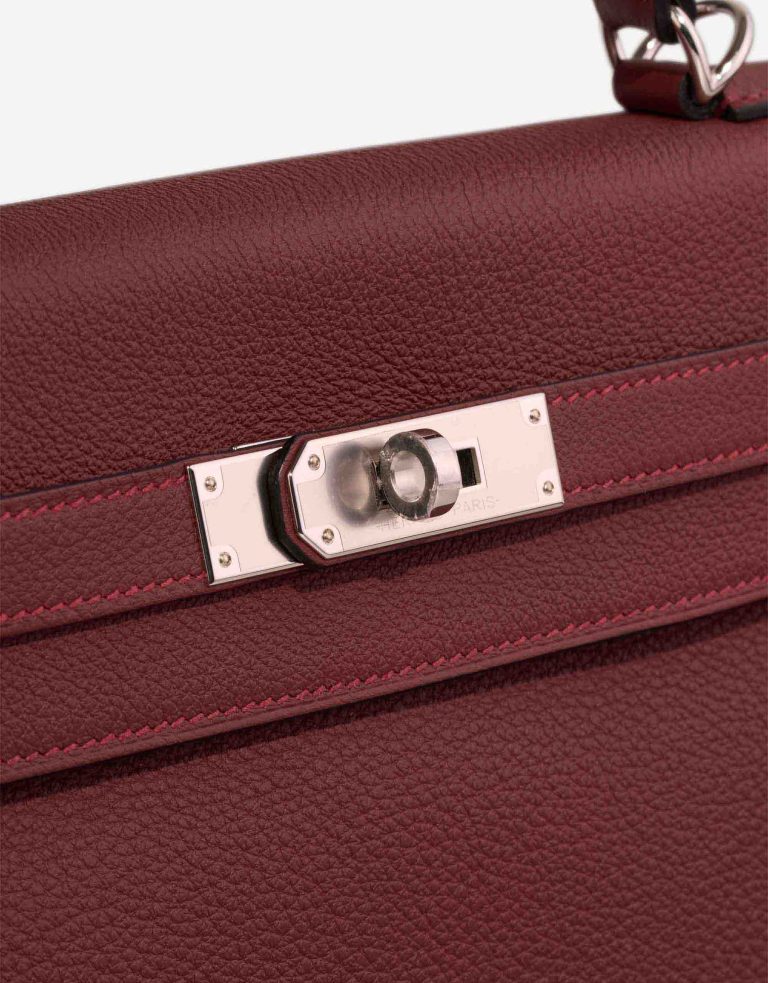 Hermès Kelly 32 Togo Rouge H Closing System | Sell your designer bag