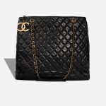 Chanel Shopping Tote Large Lamb Black Front | Sell your designer bag