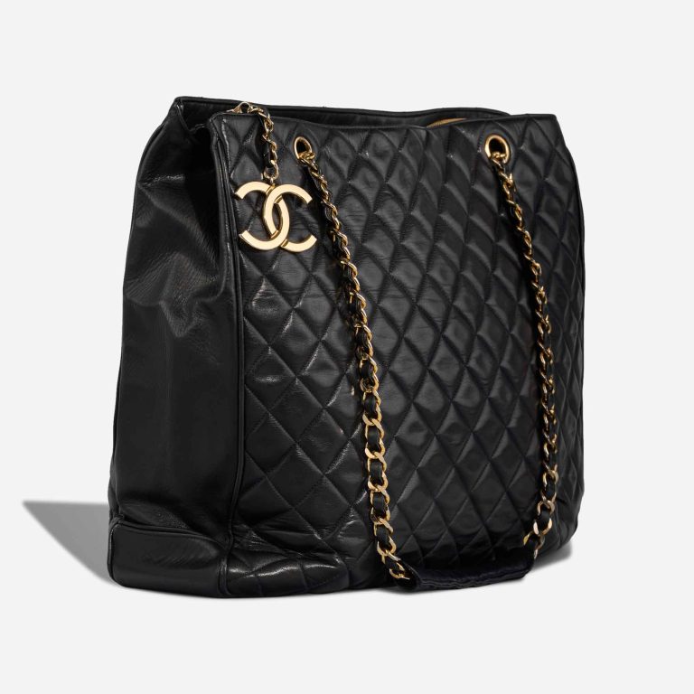 Chanel Shopping Tote Large Lammleder Black | Verkaufen Sie Ihre Designertasche