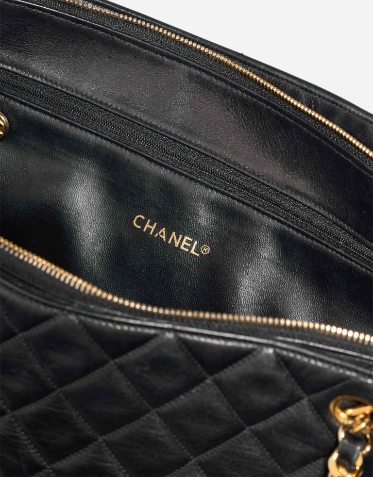 Chanel Shopping Tote Large Lammleder Black Logo | Verkaufen Sie Ihre Designertasche