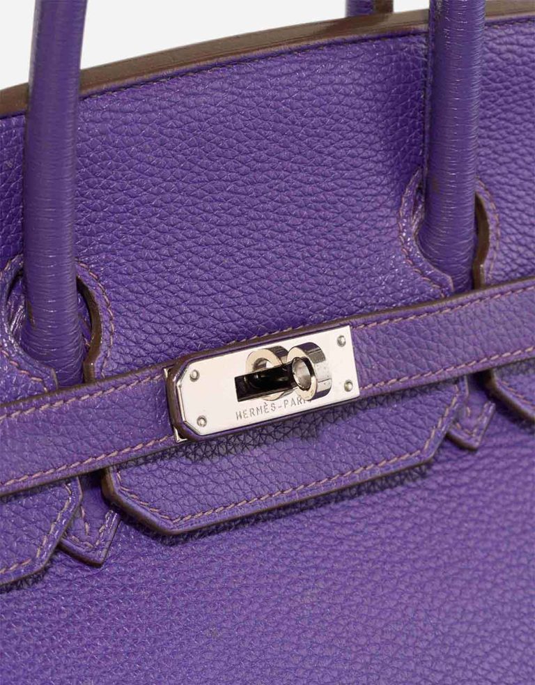 Hermès Birkin 35 Clémence Ultraviolet Closing System | Sell your designer bag