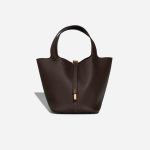 Hermès Picotin 22 Taurillon Clémence Ébène Front | Sell your designer bag