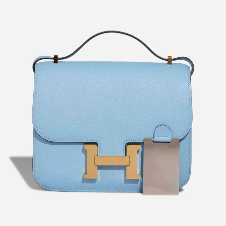 Hermès Constance 18 Epsom Céleste Front | Sell your designer bag