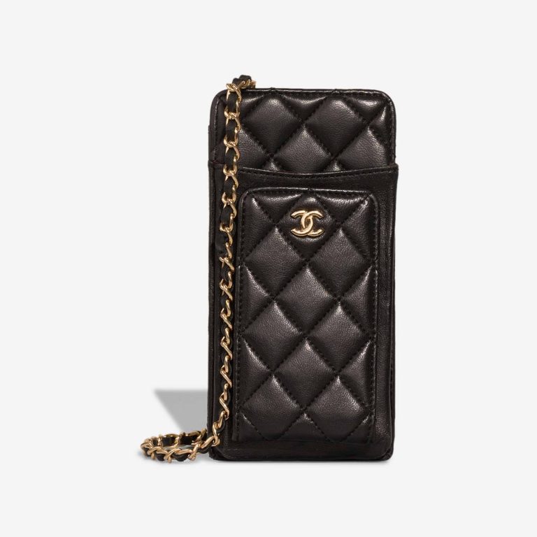 Chanel Timeless Card Holder Crossbody Bag Lamb Black | Sell your designer bag