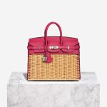 Hermès Birkin 25 Picnic Osier / Swift Naturel / Framboise Front | Sell your designer bag