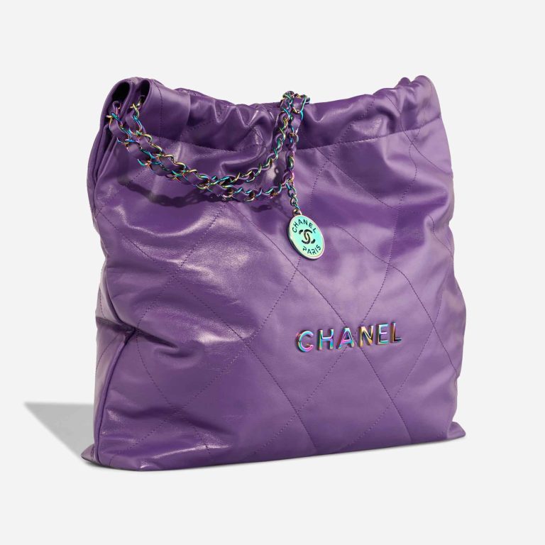 Chanel 22 Medium Calf Purple | Vendre votre sac de créateur