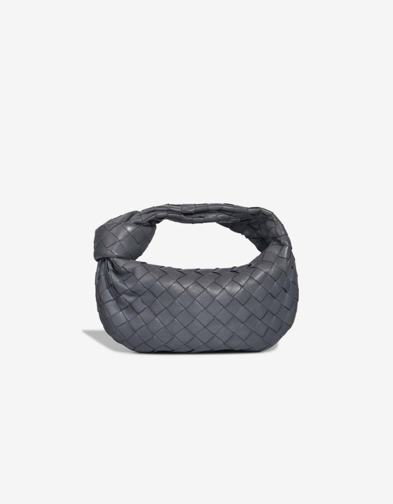 Bottega Veneta Jodie Mini Lamb Grey Front | Sell your designer bag