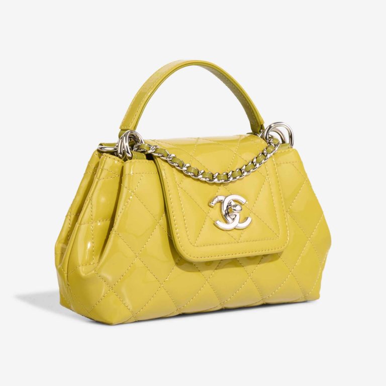 Chanel Timeless Single Flap Patent Yellow | Sell your designer bag