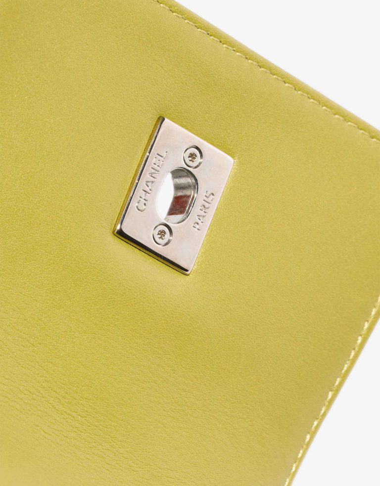 Chanel Timeless Single Flap Patent Yellow Signs of wear | Sell your designer bag