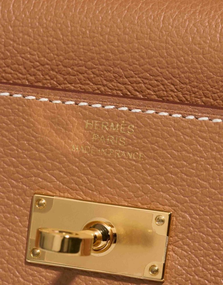 Hermès Kelly To Go Evercolor Gold Logo | Verkaufen Sie Ihre Designertasche