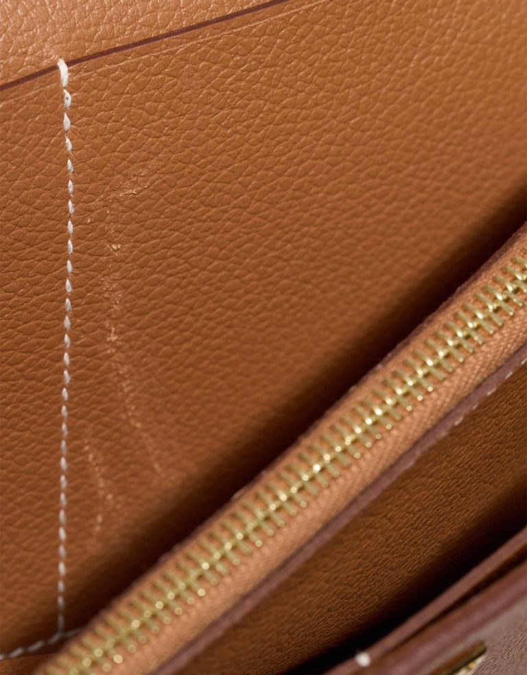 Hermès Kelly To Go Evercolor Gold Gebrauchsspuren | Verkaufen Sie Ihre Designertasche