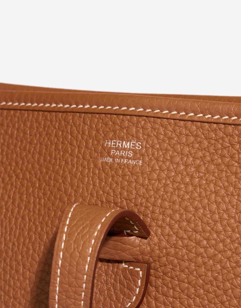 Hermès Evelyne 29 Clémence Gold Logo | Sell your designer bag