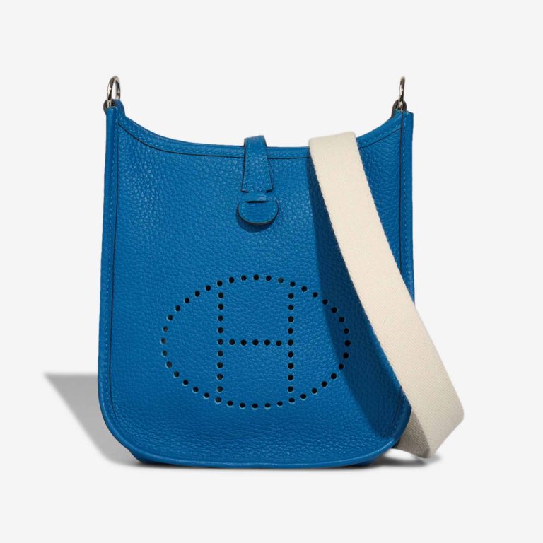 Hermès Evelyne 16 Clémence Bleu Zelliege Front | Sell your designer bag