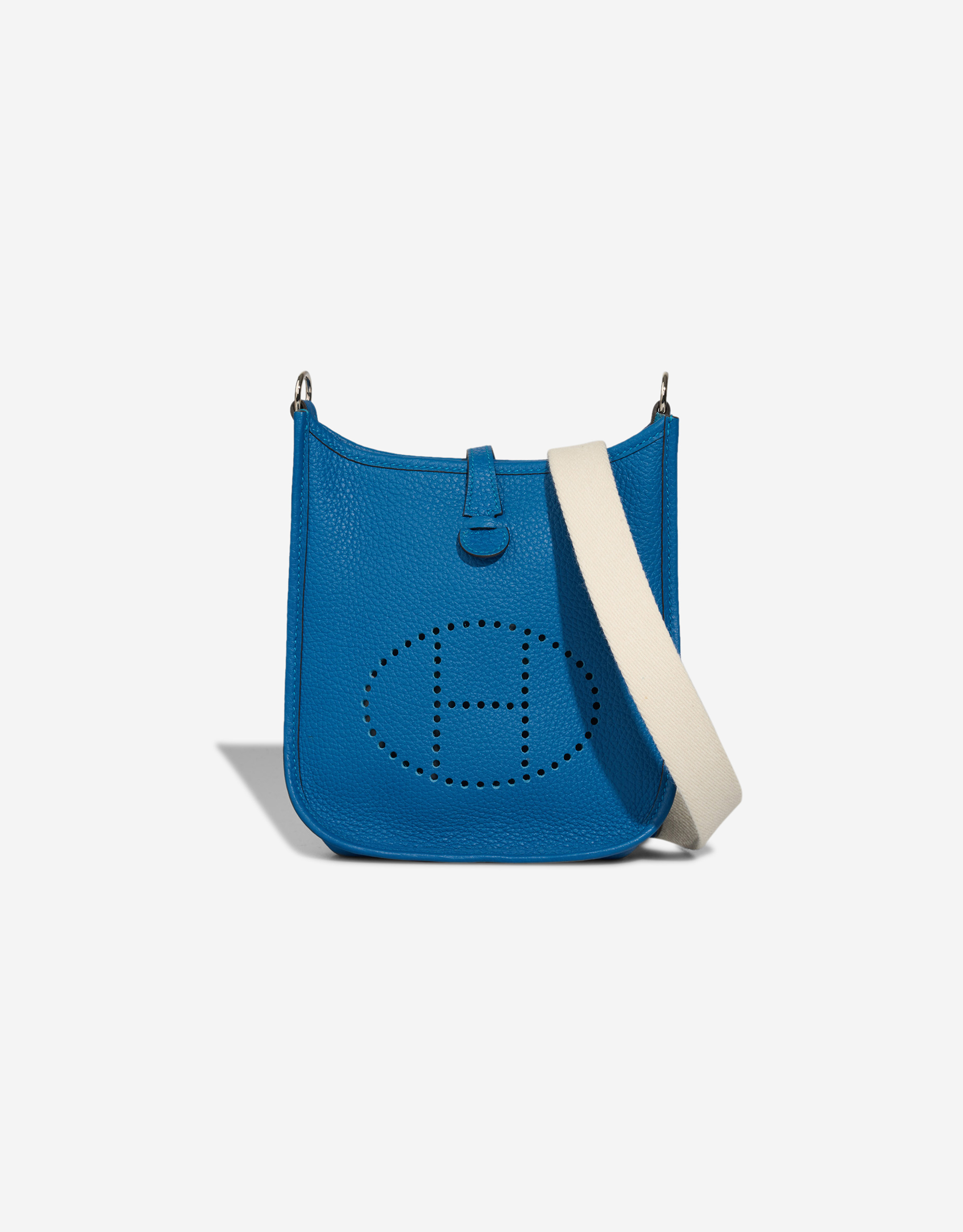 関税込 激レア[HERMES]ミニエヴリンmini Evelyne16 ブルーペール エルメス エヴリンミニ Evelyne16 TPM ブルーペール (HERMES