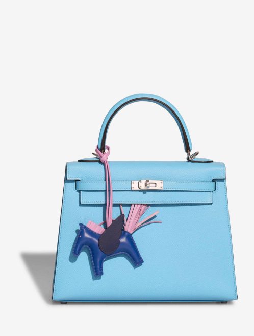 Hermès Rodeo Pegasus PM Lamb Mauve Pâle / Bleu France / Bleu Nuit Closing System | Sell your designer bag