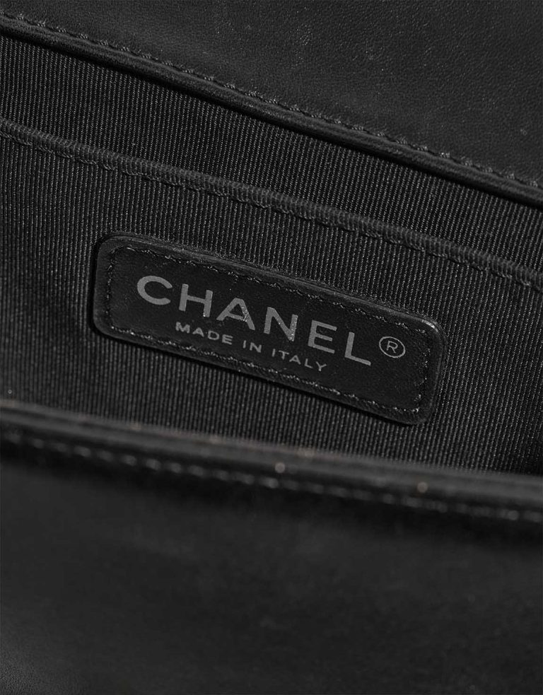 Chanel Boy Small Lamb / Studs Black Logo | Sell your designer bag