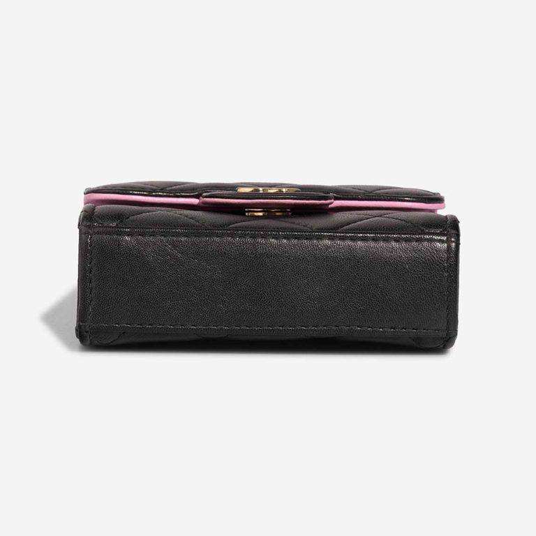 Chanel Top Handle Vanity Extra Mini Lamb Black / Light Pink | Sell your designer bag