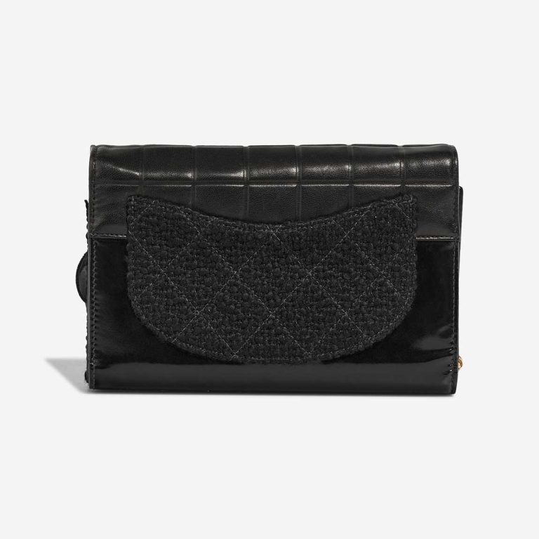 Chanel Chocolate Bar Camelia Clutch Tweed / Patent / Lamb Black | Sell your designer bag