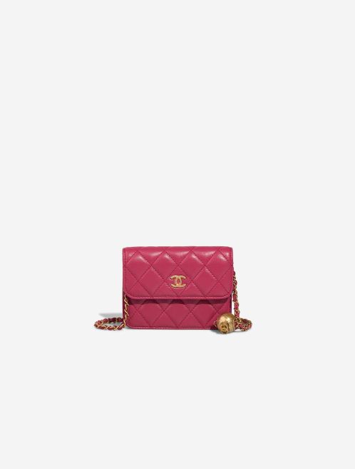 Chanel Timeless Pearl Crush Extra Mini Lamb Pink Front | Sell your designer bag