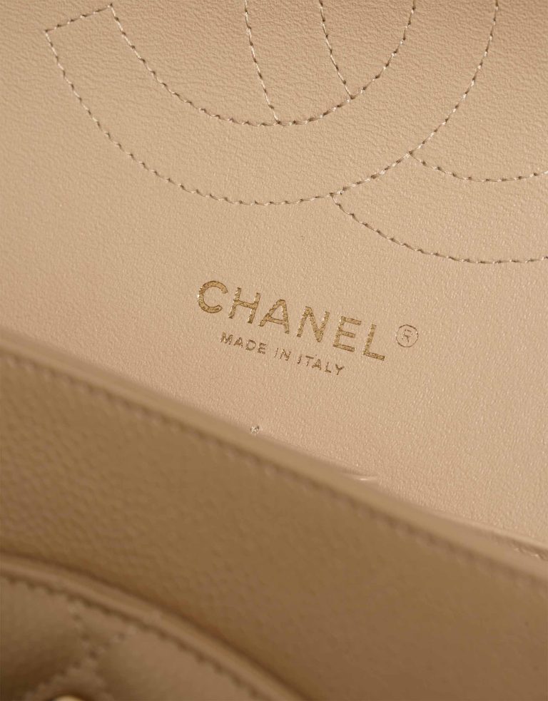 Chanel Timeless Jumbo Caviar Beige Logo | Sell your designer bag