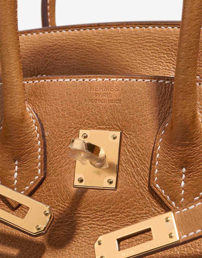 Hermès Birkin 25 Peau Porc Toffee Logo | Sell your designer bag