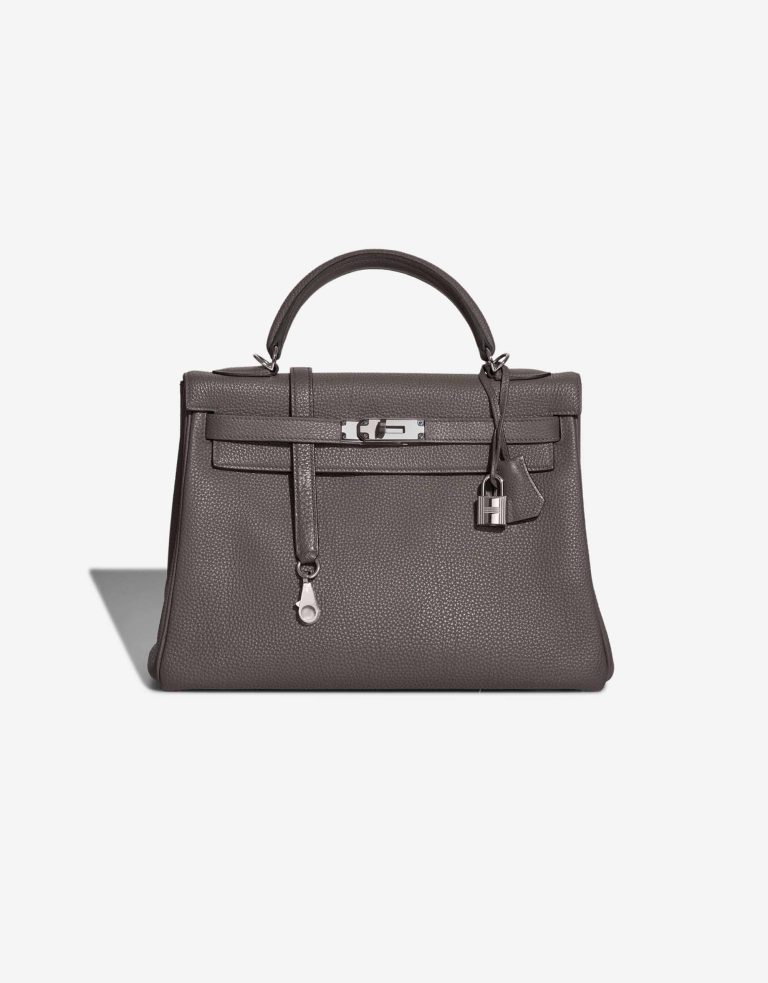 Hermès Kelly HSS 32 Togo Étain Front | Sell your designer bag